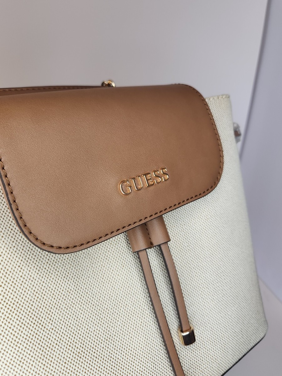 GUESS Tatiana Brown Backpack Shoulder Bag- NWT | eBay display picture 3