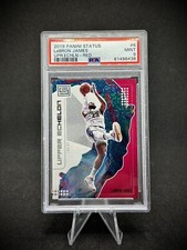 LeBron James 2019 Panini Status Upper Echelon RED SP PSA 9 Lakers