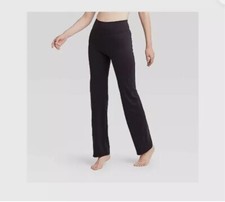 Women's Contour Power Waist Mid-Rise Straight Leg Pants 31.5" - LARGE