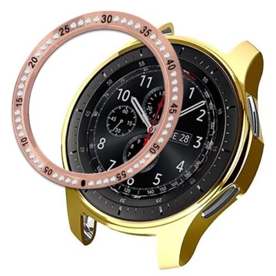 Shockproof Soft TPU Case +Bezel Ring Cover for Samsung Gear S3 Frontier SM-R760N