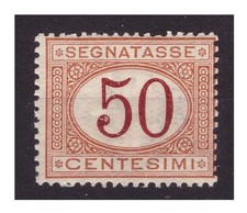 REGNO 1890  -  SEGNATASSE  CENTESIMI 50   NUOVO  ** MNH