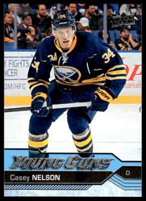 2016-17 Upper Deck Young Guns Casey Nelson Rookie Buffalo Sabres #462