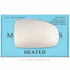 Right Driver side Wing door mirror glass for Toyota Avensis 09-15 heated