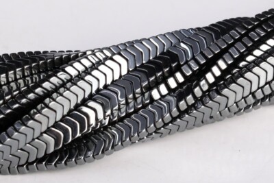 4x2MM Black Hematite Arrow Grade AAA Natural Gemstone Loose Beads 15.5''