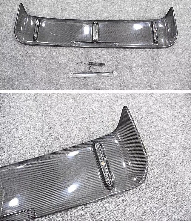 Alerón trasero de fibra de carbono real W463 apto para vagón Clase G G500 G550 G63 Foto 2 de 4