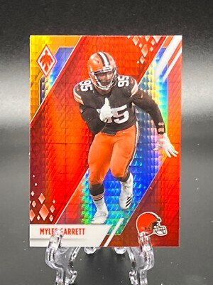 2021 FANATICS EXCLUSIVE Phoenix Myles Garrett Fire Burst