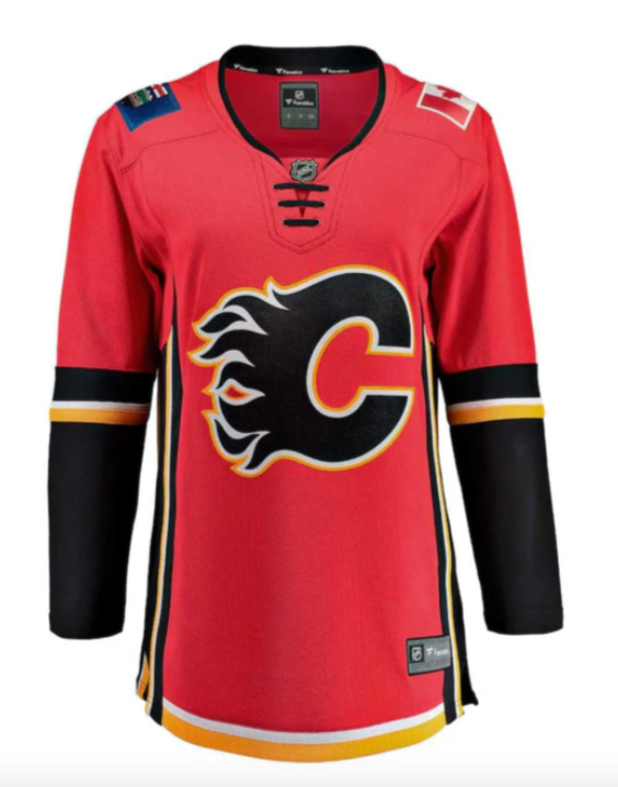 NWT NHL Hockey Womens Breakaway Calgary Flames Jersey 3XL
