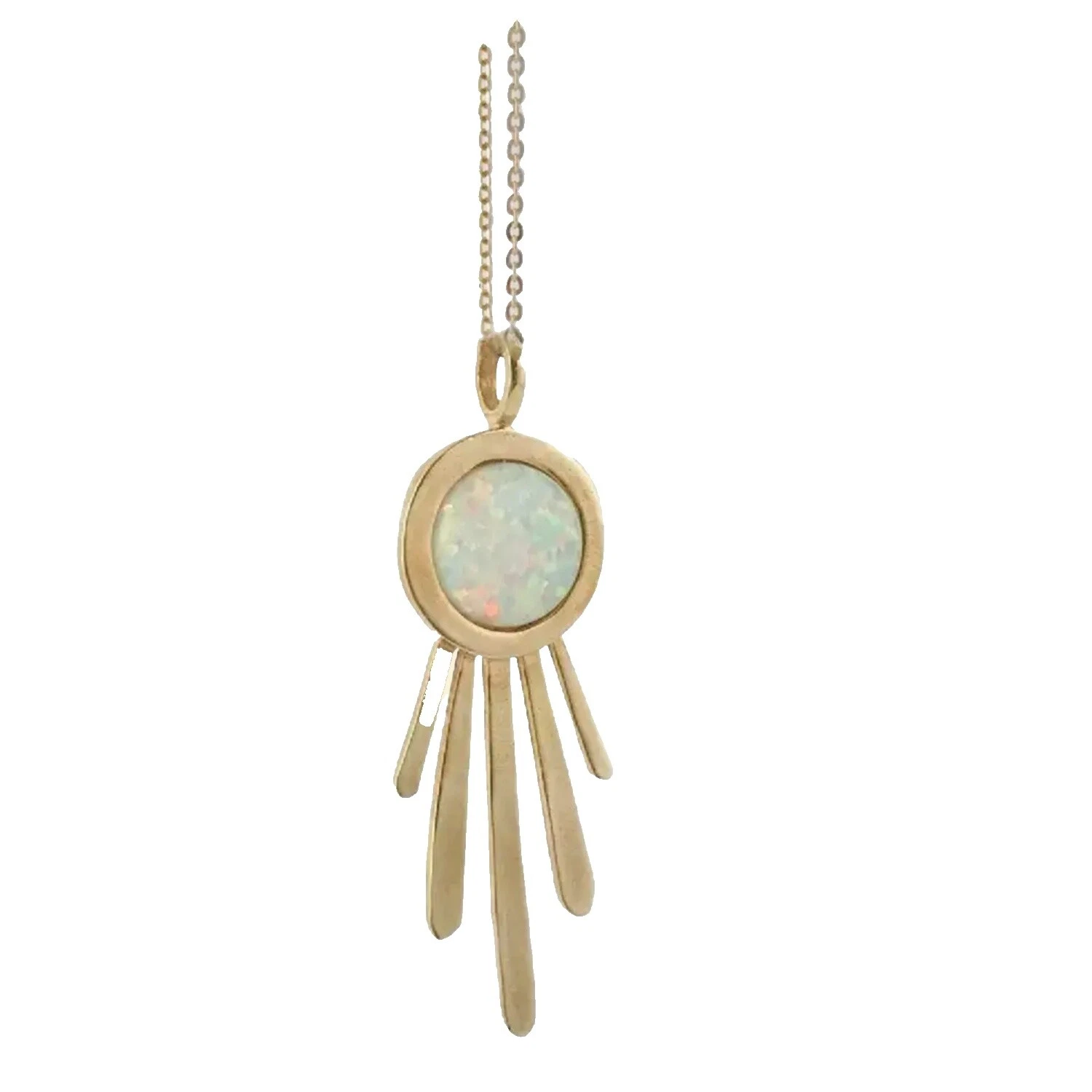 Opal Collares y colgantes De Moda Cadena de Latón