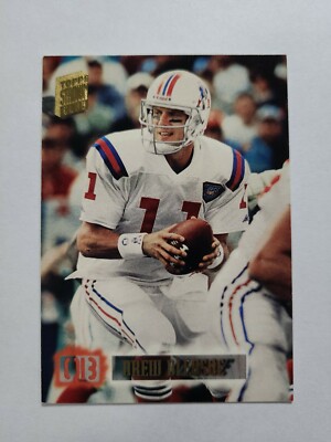 DREW BLEDSOE 1994 TOPPS STADIUM CLUB FOOTBALL CARD # 560 E6834