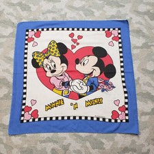 Vintage The Walt Disney Co. Handkerchief Adult White Made In USA