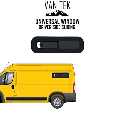 Ram ProMaster Driver Side HALF SLIDING Camper Van Bunk Window 800mm x 270mm