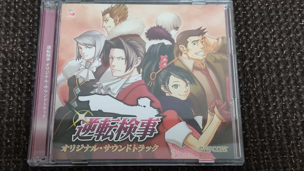 Gyakuten Kenji 1 Ace Attorney Original Soundtrack CD CAPCOM Game Music From  JPN