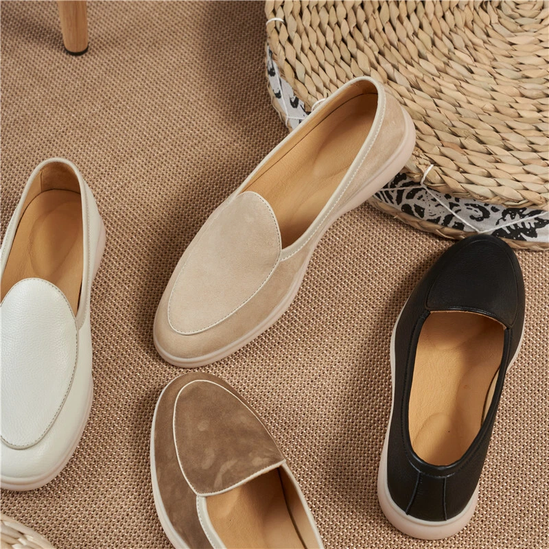 Belgian Style Italian Mens Slip on Real Suede Leather Loafers Casual Dress Shoes - Image 2 of 4