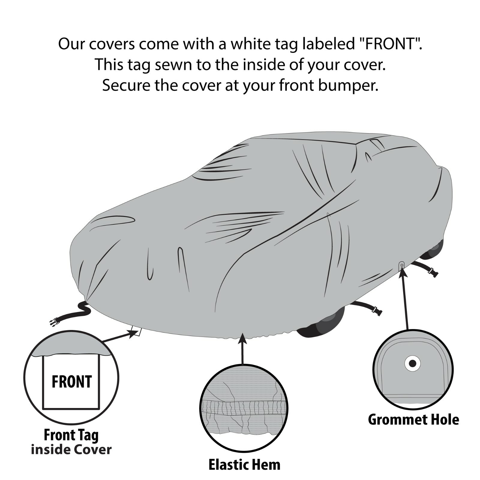[CCT] Semi-Custom Fit Full Car Cover for Jeep Willys 1949-1955 SUV 2-Door