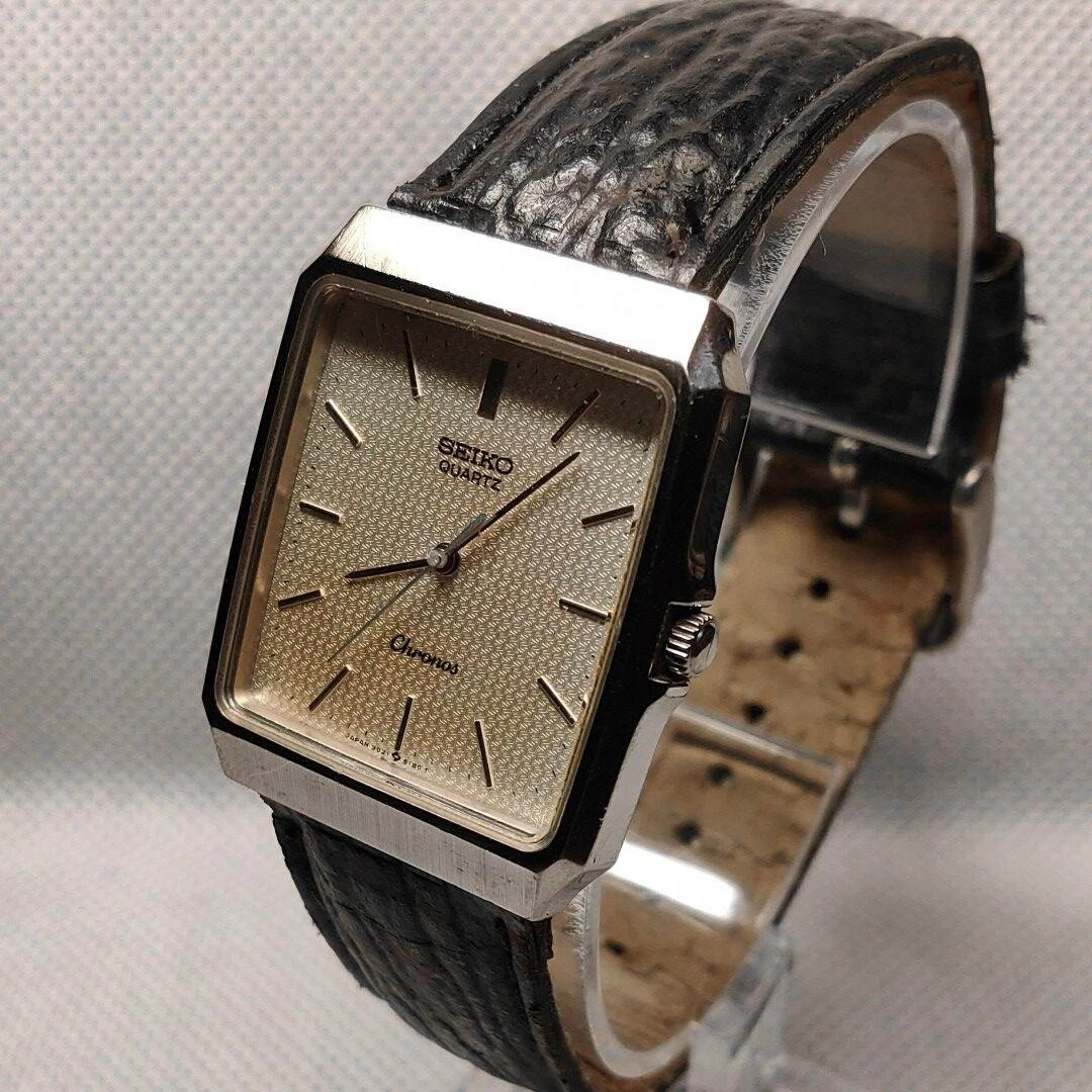 メール便可 2セットまで SEIKO クロノス 9021-6050 メンズ腕時計