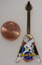 HRH Hard Rock Hotel "Flying V Guitar with Ace and King" Pin Las Vegas #4652