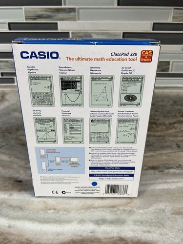 Casio ClassPad 330-A CAS Graphing Calculator Complete in Open Box - Picture 9 of 11