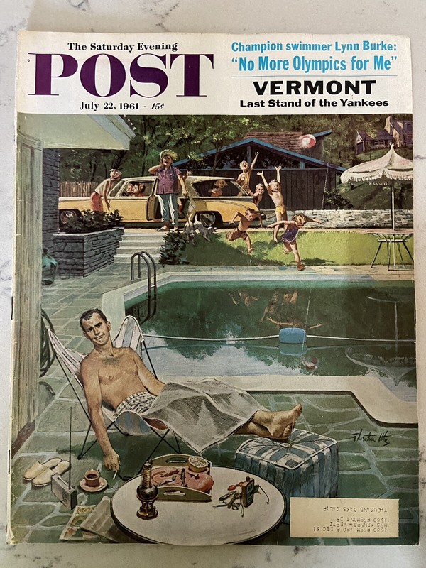 Saturday Evening Post July 22 1961: Jordan doctors | Lynn Burke | Vermont State