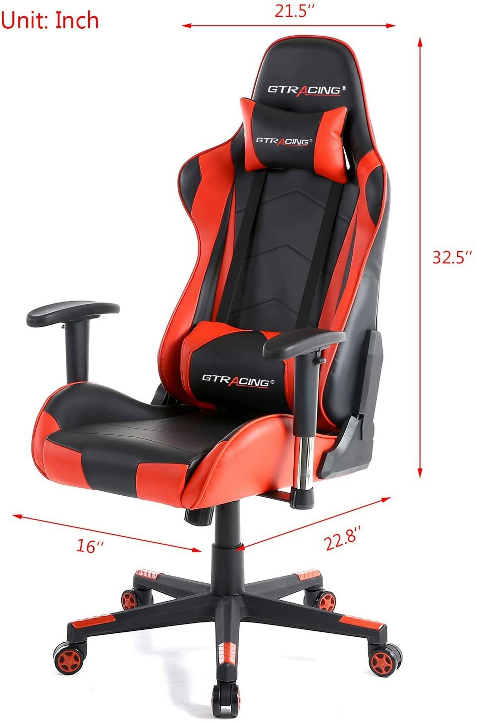 PC Gaming Chair Laptop Best Xbox PS4 Nintendo Small Desk Draft Office GTracing