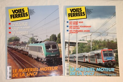 EISENBAHN Nr. 132 + 133 Motorausrüstung SNCF BB8700 TACOT CORREZE MOB Auto OEM