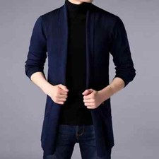 2025 Cardigan Sweater All Match Spring Autumn Knitting Sweater Men Winter V-neck