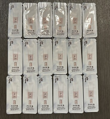The History of whoo Seol Radiant White Tone Up Sunscreen 1ml x 40pcs SPF 50+