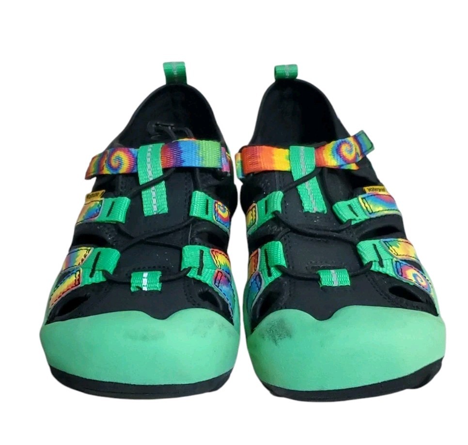 Sandali Keen Knotch Creek per bambini taglia 2 tie dye verde irlandese scarpe per bambini