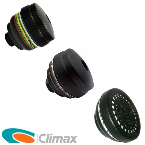 CLIMAX Full Face Raspirator Gas Mask P3 A2P3 ABEK2P3 Filters