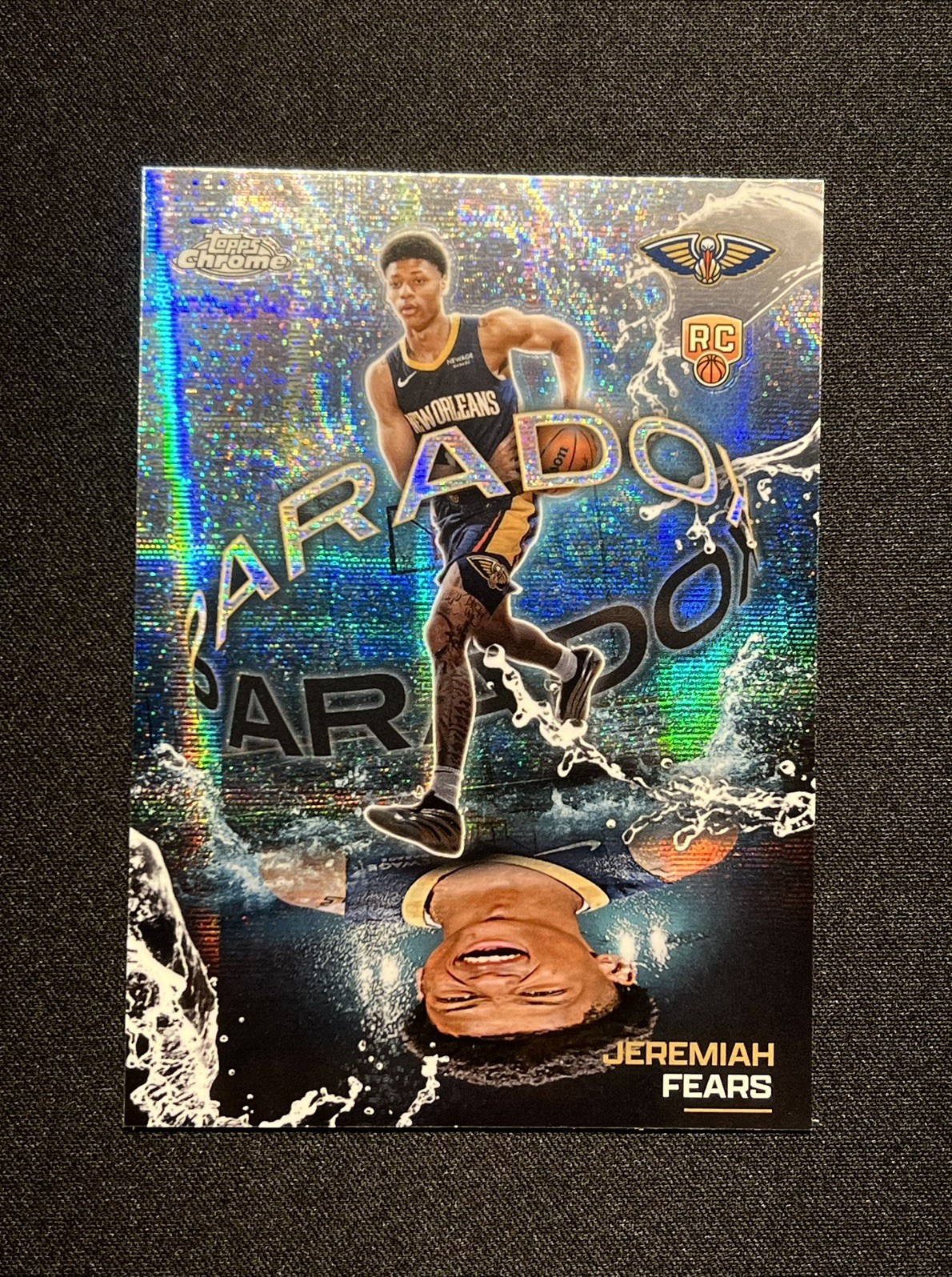 JEREMIAH FEARS Rookie RC 2025 Topps Chrome Paradox - Case Hit - SSP - Pelicans