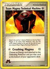 Team Magma Technical Machine 01 Uncommon Team Magma vs Team Aqua 84/95 LP on eBay