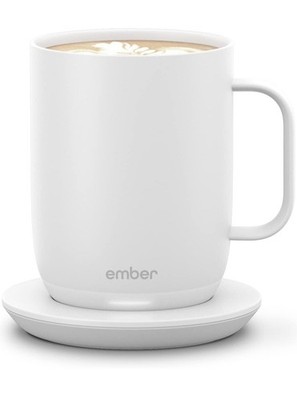 Ember Temperature-Control Smart Mug 2, 414 ml, White, 80 min. Battery Life - App