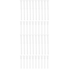 Anti Noise Silicone Rubber Fan Mounting Screws White for Computer Case Vibration