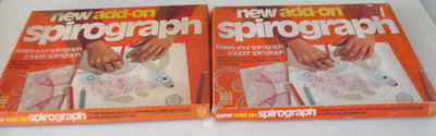 2 x BOXEN NEU SPIROGRAPH ADD ON - DENYS FISHER (Beschreibung lesen)