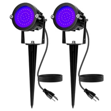Elenora Halloween Spotlights Outdoor, 15W LED Black Light/Blacklight for Glow...