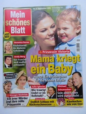 Mein schönes Blatt 9/2015, James Dean, Veronica Ferres, Andrea Berg, Andy Borg