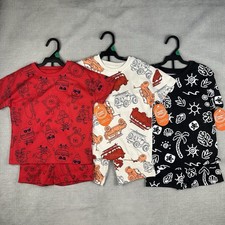 Wonder Nation Outfits Shirts Shorts Boys 5T Lot of 3 Matching 6 Pcs Total NEW