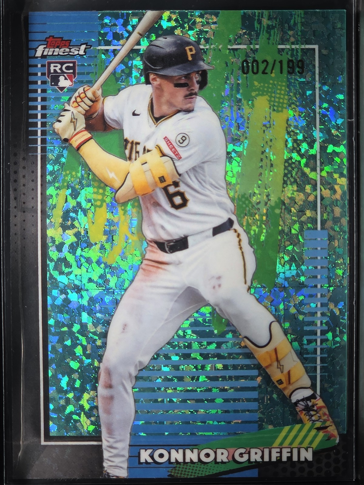 Konnor Griffin Rookie 2026 Finest #6 Aqua Mini-Diamond Refractors #/199