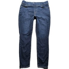 Levis Signature Shaping Super Skinny Jeans Women 18 Blue Dark Wash Pull On 36x29