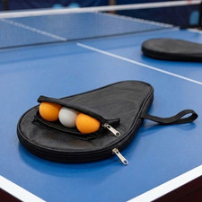 Tischtennis Schlägertasche Schlägerhülle mit Ballfach für 3 Bälle - NEU