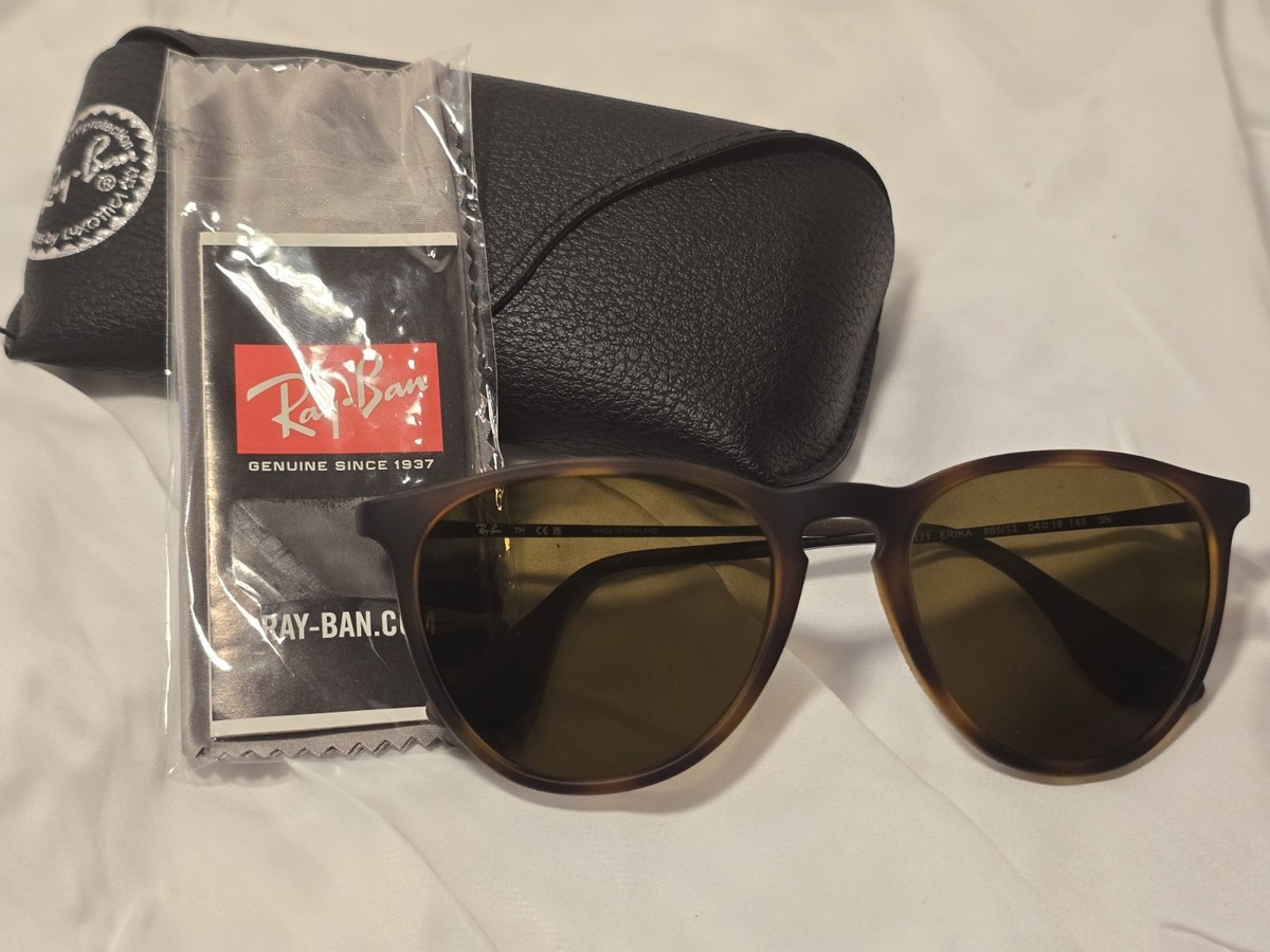 Ray-Ban RB4171 Erika Sunglasses Matte Havana Brown Gradient 