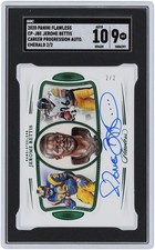 Jerome Bettis Steelers Signed 2020 Panini Flawless #CP-JBE #2/2 SGC 9/10 Card