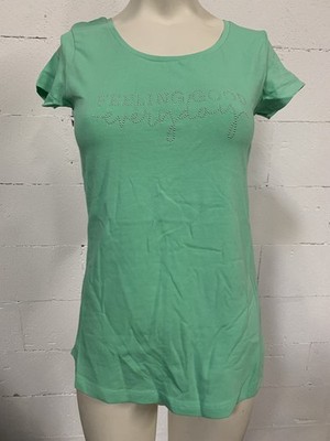 CMP fitness women's short sleeve shirt T-shirt, green, DE 36, IT 42, XS