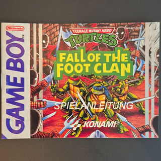 Konami Spielanleitung 2x Teenage Mutant Hero Turtles Game Boy DE DMG NT NOE 1
