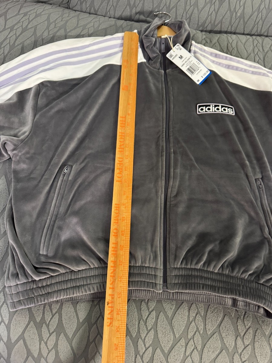 Adidas Originals Adibreak Velour TT Track Top Jacket Breakaway