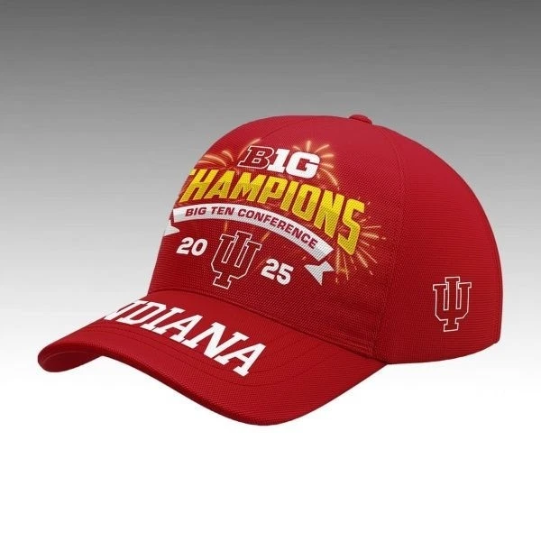 Indiana Football 2025 Big Ten Champions Cap
