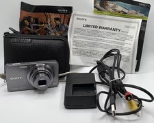 SONY Cyber-shot DSC-W570 Digital Camera 16.1 MP 5x Optical Zoom Case Cable No SD