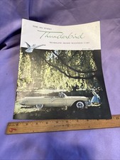 Original 1960 Ford Thunderbird Deluxe Sales Brochure 60 Hardtop Convertible