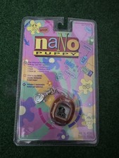 Vintage NANO Puppy Dog Orange Virtual Pocket Clip Pet Playmates 1997 Sealed New
