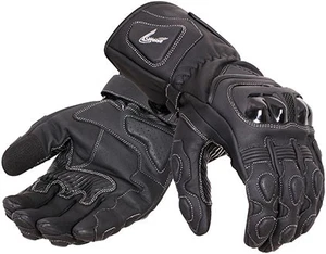 Weise Torque Leather Gloves - Black Motorcycle Motorbike