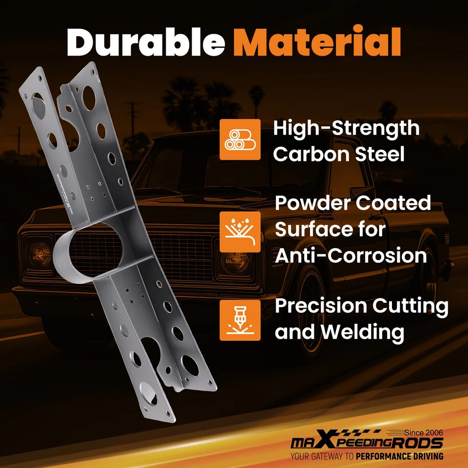 Soporte ajustable anti sentadillas para Chevy C10 GMC C1500 1963-1972 kit de descenso Foto 4 de 4